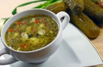 Рассольник с перловкой по бабушкиному рецепту!