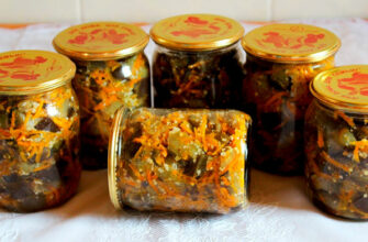 ГОТОВЛЮ 10 ЛЕТ ПОДРЯД НА ЗИМУ! БАКЛАЖАНЫ С МОРКОВЬЮ ПО-КОРЕЙСКИ БЕЗ СТЕРИЛИЗАЦИИ, АВТОРСКИЙ РЕЦЕПТ!