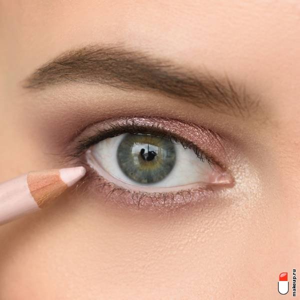 Как красиво накрасить глаза карандашом и тушью?