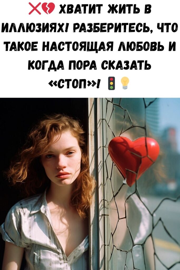 Это не любовь. Перестаньте себя обманывать!