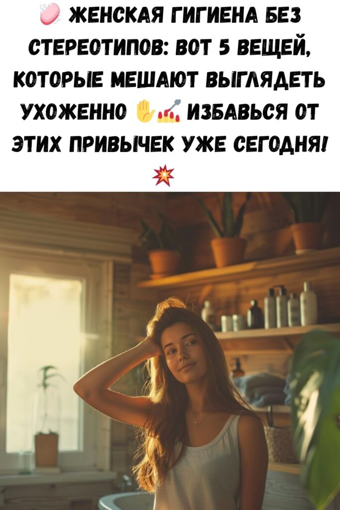 5 ошибок в гигиене, типичные для женщин с провинциальным образом жизни
