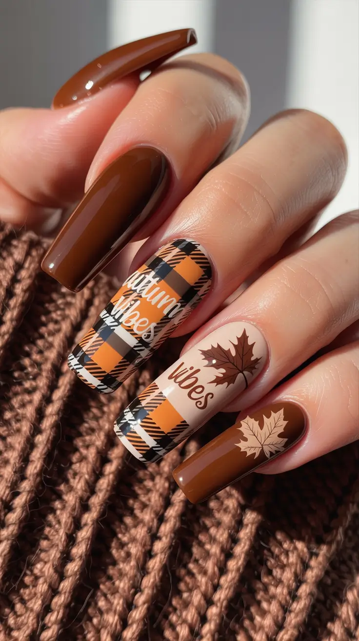 25 модных коричневых осенних маникюров, которые переосмысливают осенний шик