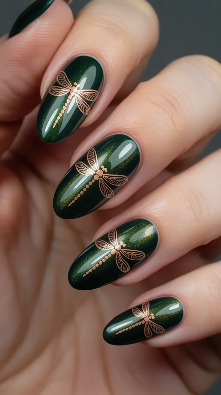 22 стильных осенних дизайна ногтей в форме овала 22 стильных осенних дизайна ногтей в форме овала