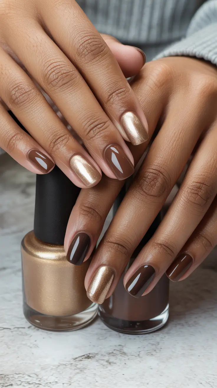 22 оттенка для ногтей на осень для смуглой кожи — лучшие варианты