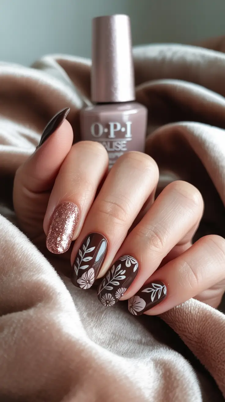 25 модных коричневых осенних маникюров, которые переосмысливают осенний шик
