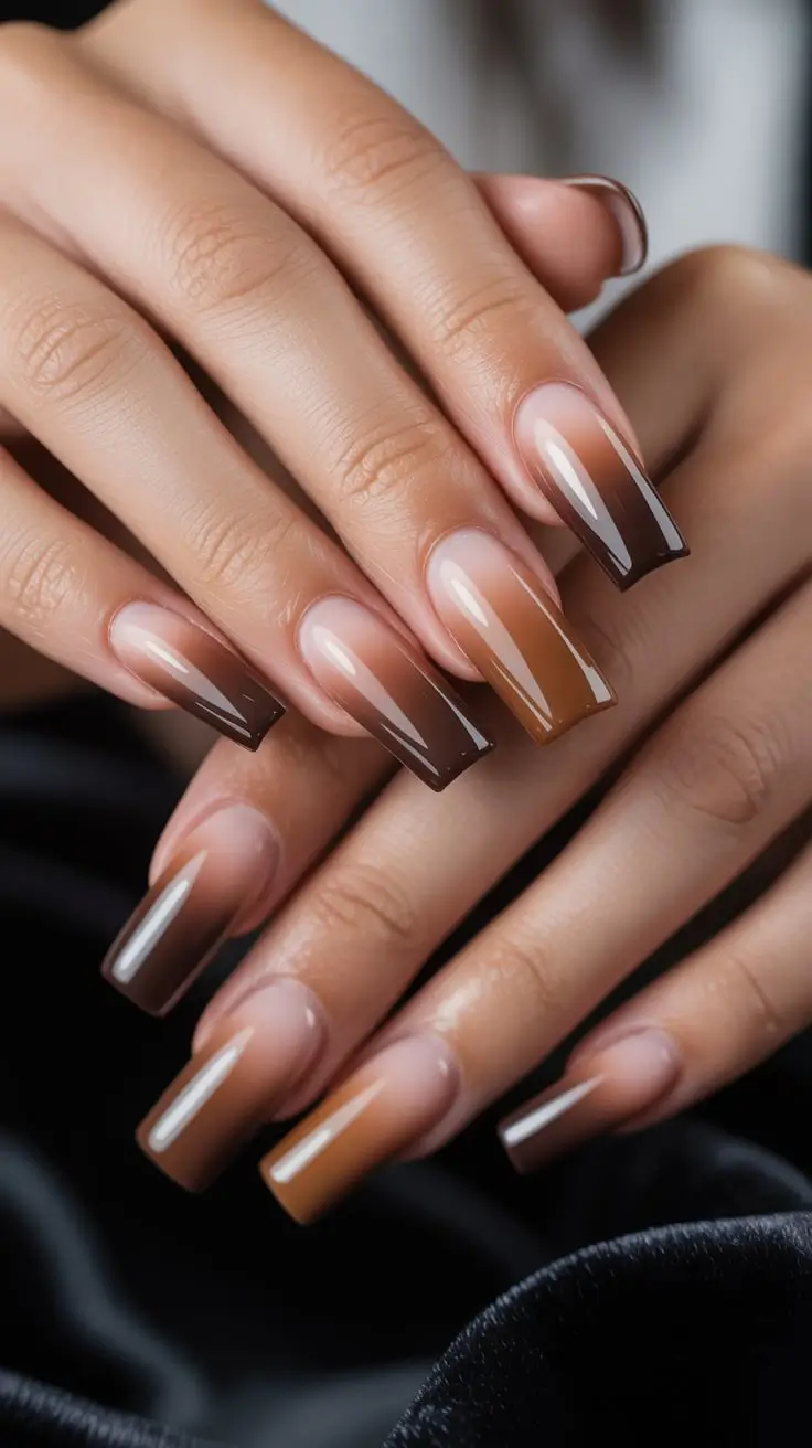 25 модных коричневых осенних маникюров, которые переосмысливают осенний шик