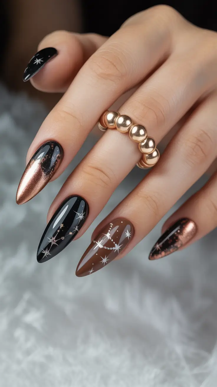 25 модных коричневых осенних маникюров, которые переосмысливают осенний шик