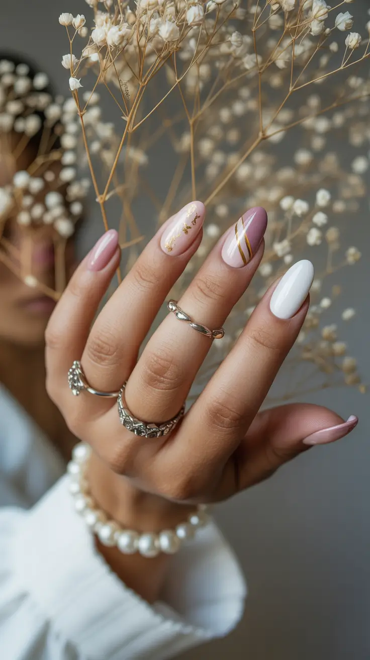 23 варианта маникюра в стиле «круглый френч» 23 варианта маникюра в стиле «круглый френч»