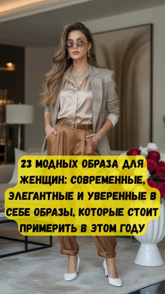 23 модных образа для женщин: современные, элегантные и уверенные в себе образы, которые стоит примерить в этом году