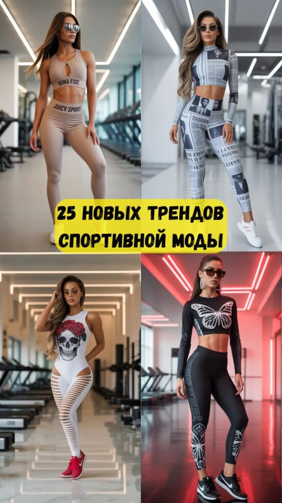 25 новых трендов спортивной моды: свежие модели спортивной одежды, которые вдохновят вас на тренировки