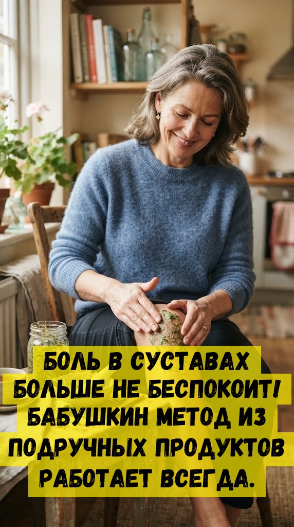 Боль в суставах больше не беспокоит! Бабушкин метод из подручных продуктов работает всегда.