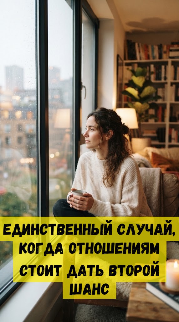 Единственный случай, когда отношениям стоит дать второй шанс