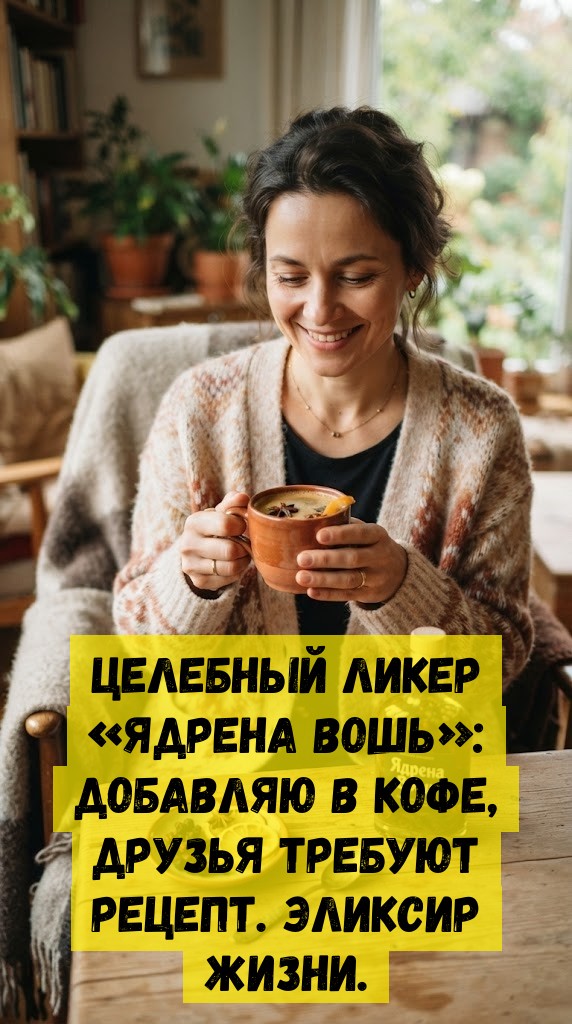 Целебный ликер &laquo;Ядрена вошь&raquo;: добавляю в кофе, друзья требуют рецепт. Эликсир жизни.