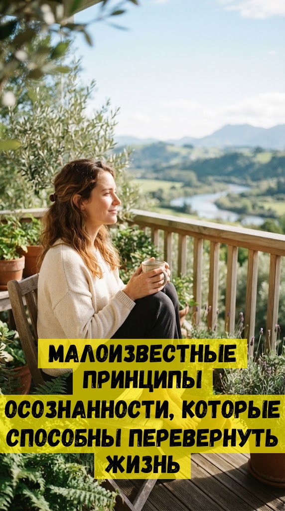 Малоизвестные принципы осознанности, которые способны перевернуть жизнь