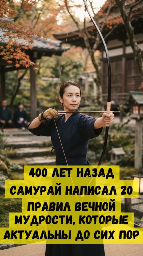 400 лет назад самурай написал 20 правил вечной мудрости, которые актуальны до сих пор 400 лет назад самурай написал 20 правил вечной мудрости, которые актуальны до сих пор