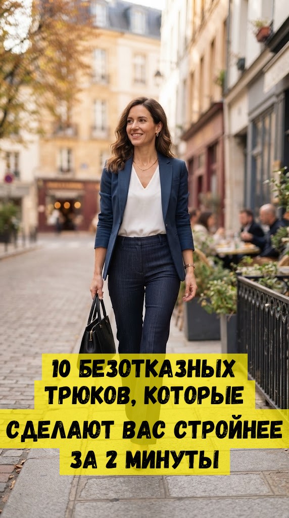 10 безотказных трюков, которые сделают вас стройнее за 2 минуты