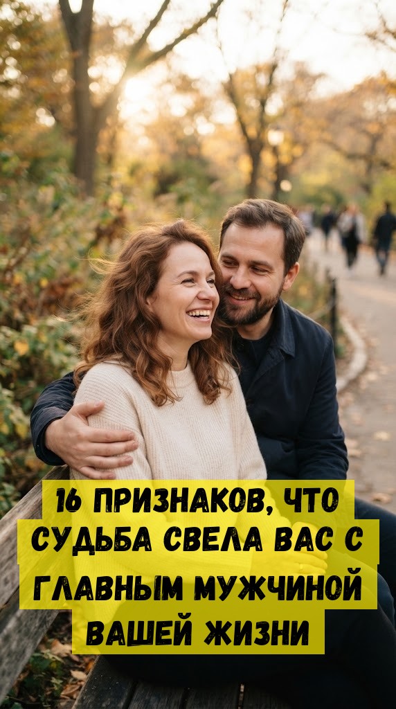 16 признаков, что судьба свела вас с главным мужчиной вашей жизни
