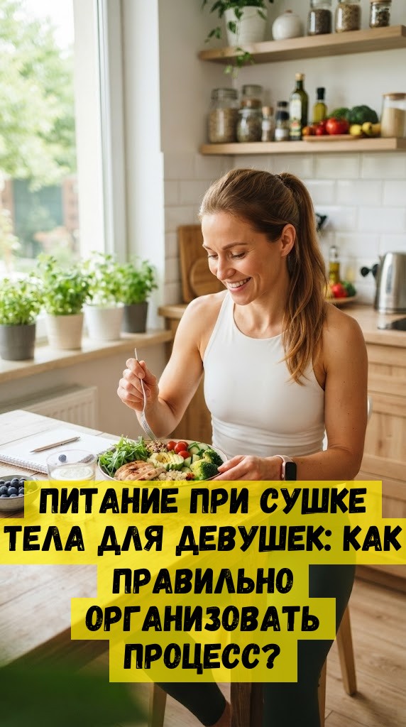 Питание при сушке тела для девушек: как правильно организовать процесс?